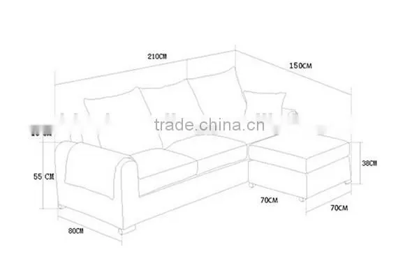 SFA00016 Modern fabric corner sofa,small corner sofa,cheap corner sofa set