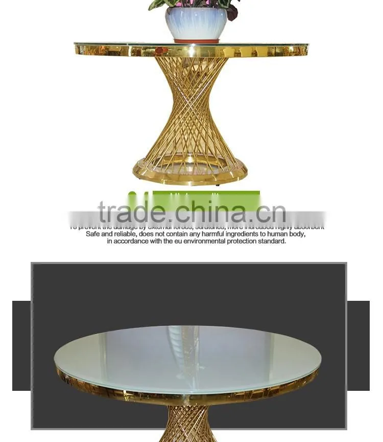 New discount!! fashion modern stainless steel table