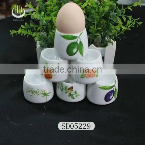 ceramic cooking egg holder,porcelain egg cup