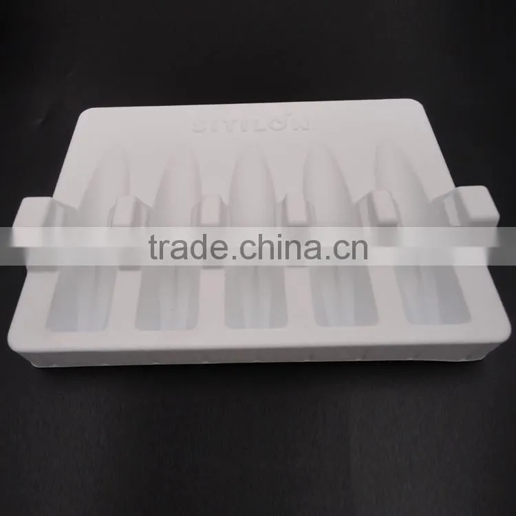 Custom vacuum formed plastic packing tray , clear plastic blister tray
