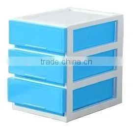 small size 3 layer plastic color socks drawer