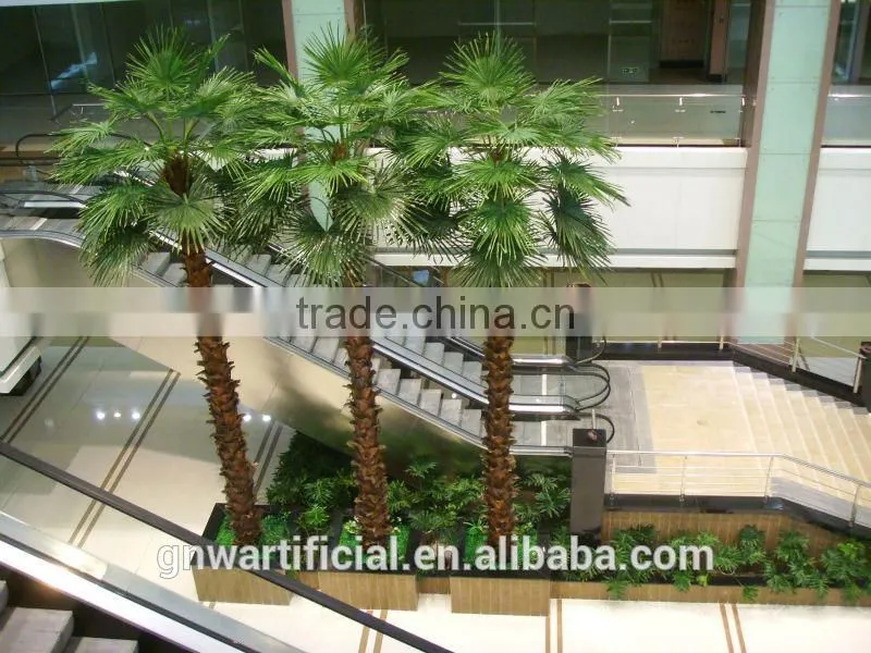 Artificial Mini Plastic Palm tree Simulation trees for home ornament APM046 GNW