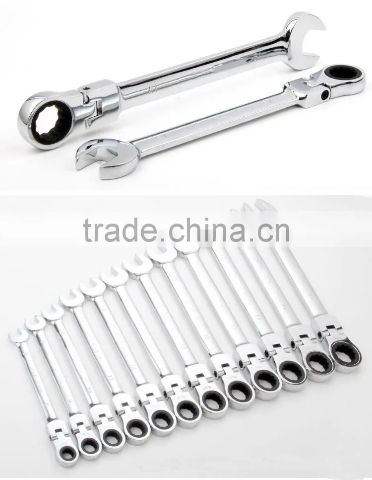 High Quality Professional 7PCS CRV Combination Spanner Wrench Set