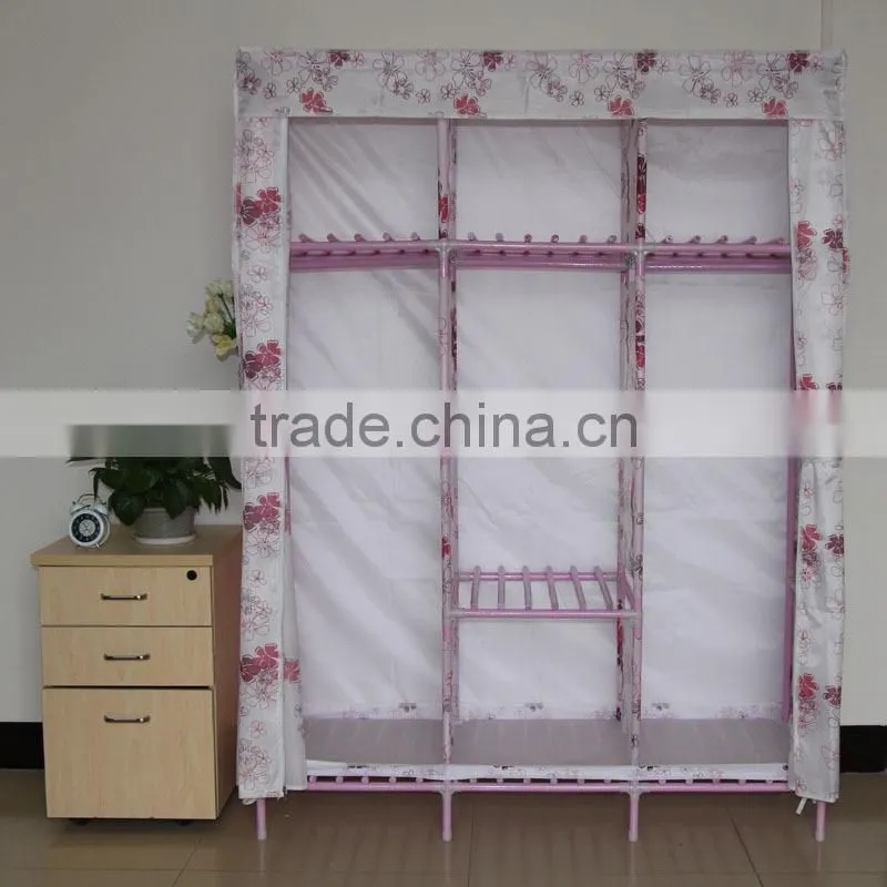 high quality collapsible factory price chinese furniture wardrobe
