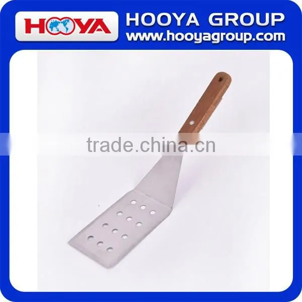 Stainless Steel Pancake Turner with Wood Handle