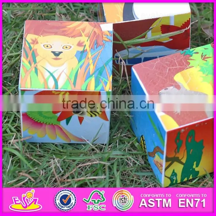 2016 top fashion baby wooden toy puzzle,best sale kids wooden toy puzzle W14F045-A20