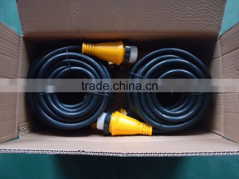 S80406 Trailer RV 12 Foot Car Cord Wire Harness Tow Light Cable 7 Wire Way Molded Connector