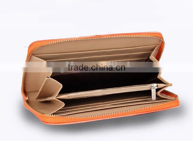 2015 Fashion New Design Woman Wallet Knit Lines Lady Wallet/Purse Women