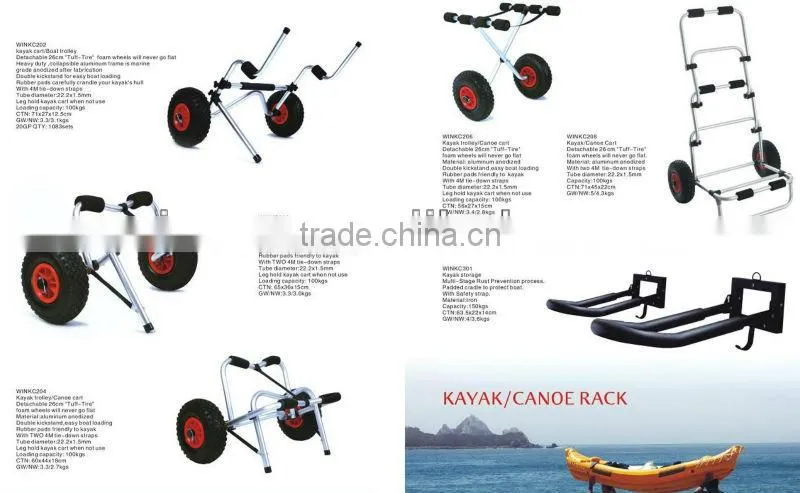 WINKC106 Kayak carrier for carring 2 canoes/kayaks