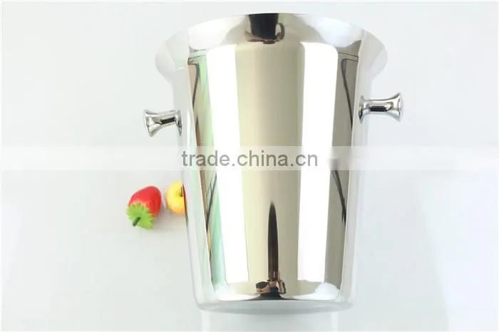 2.0L/3L Stainless Steel creative stainless steel ice beer bucket