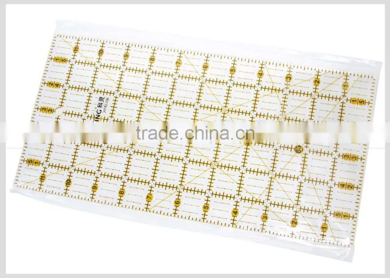 Kearing Easy Cutting Acrylic Patchwork Quilting Rulers 12 '' * 6 '' for Fashion Design#KPR1206