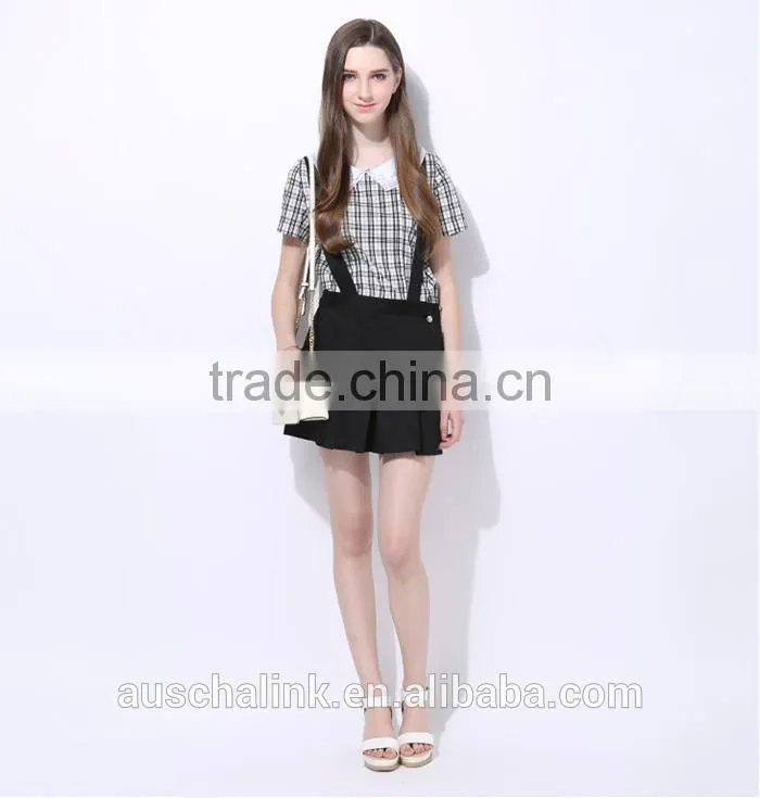 personalized summer ladies short pants suspenders fashion design
