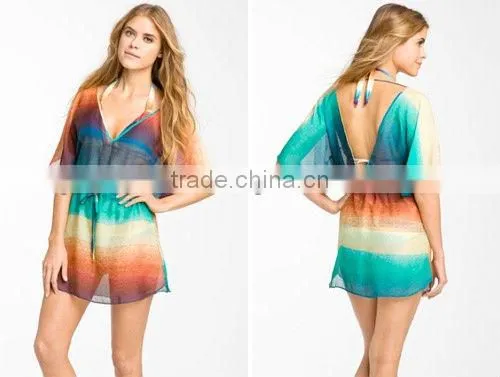 colorful ladies short top