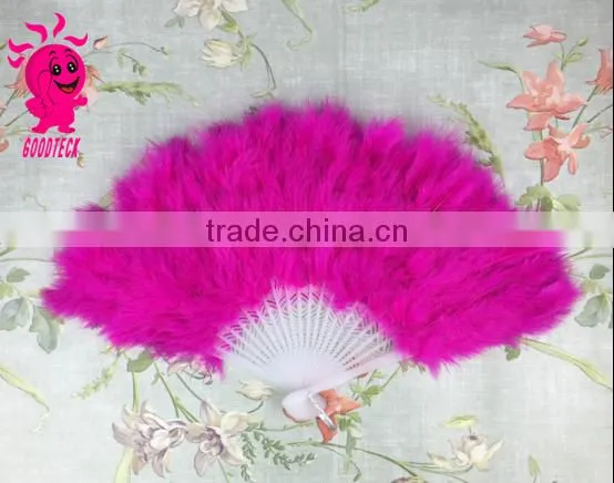 China Supplier Feather Fan Wedding Occasion and Party Decorations Event Party Item Type dancing feather fans