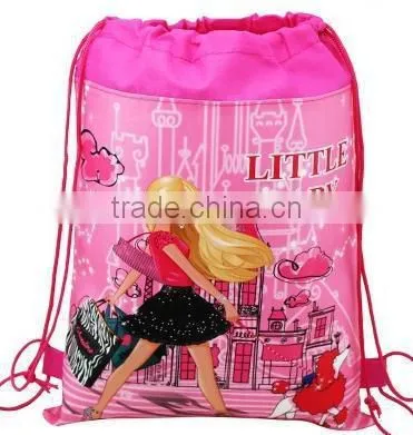 2015 New design school bag cotton little baby mochila school backpack