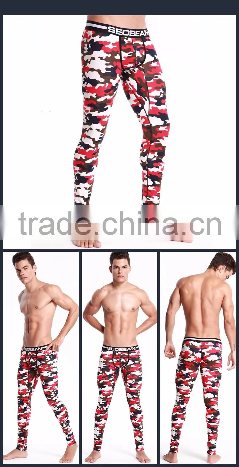 Cotton men's long johns thermal underwear comfortable soft mens long johns