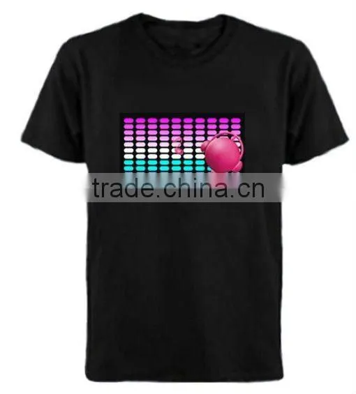 Promotional EL Light up election t-shirts
