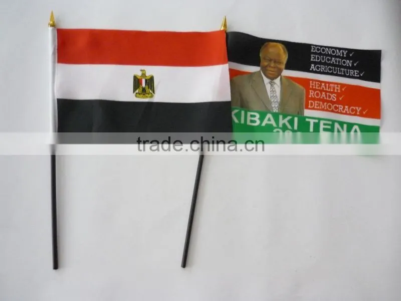 promotional national hand flag