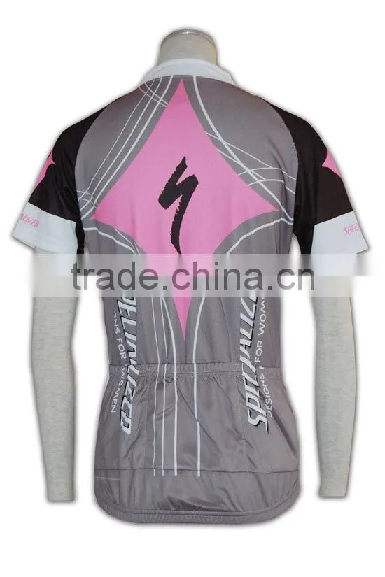 2015 Newest design women hot sales cool road bike team jerseys
