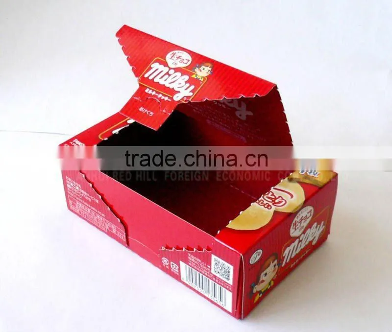 Rip window style of Candy cardboard box