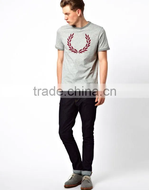 men ringer tee shirt