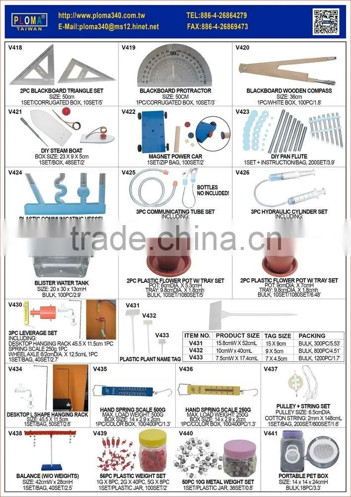 PROTRACTOR FOR TEACHING AIDS
