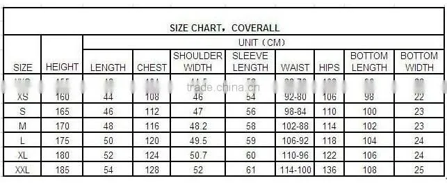 Safety navy long sleeve working men's cheap overalls