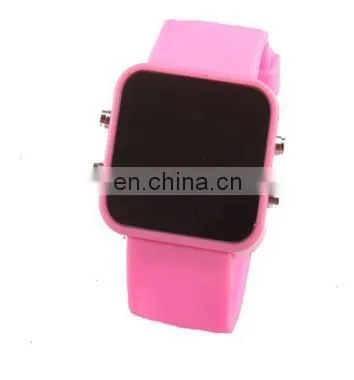 GODBEAD Super Touch Screen Electronics Women Watches Silicone Watch Soft Watchband Square Shape Big Display