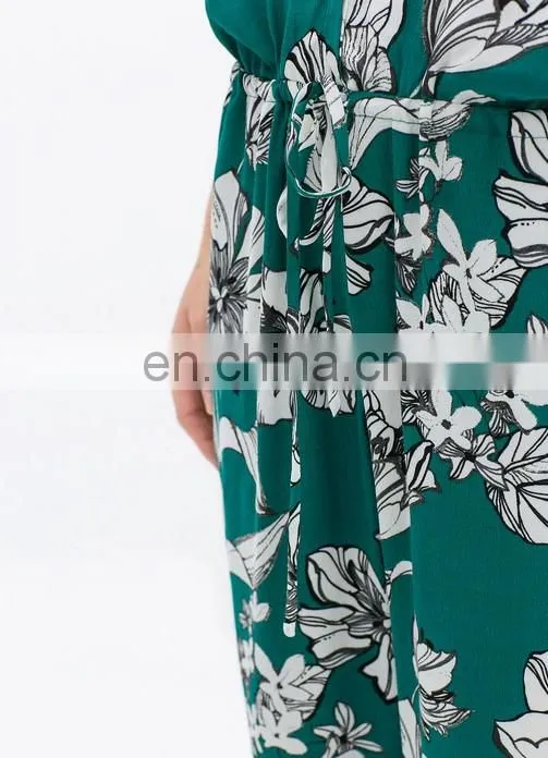 Wholesale Ladies Elegant Long Sleeve Waistband Women Playsuit