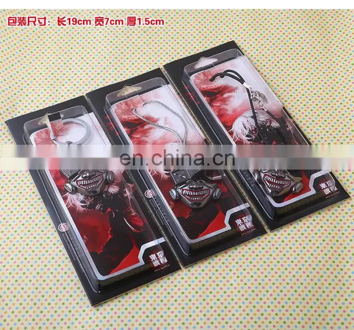 Fashion Hot Mask Key Chain Anime Tokyo Ghoul Key Chain Wholesale Fullmetal Tokyo Ghoul Key Chain New for Kid