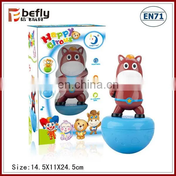 Baby plastic roly poly toy (Happy Circus)