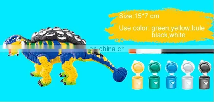 kids mini painting dinosaur figure new toy preschool educational toys