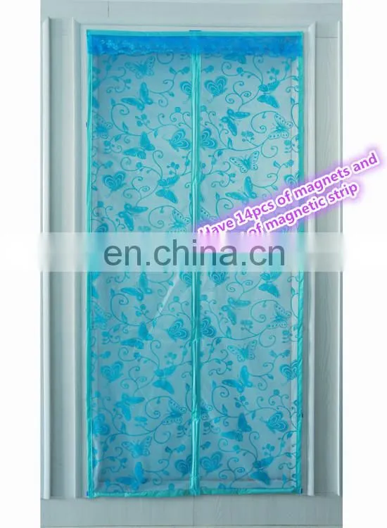 Hot Sell 2016 Promotional fashionable Magnetic Screen door for Mosquito Netting and Home decoration