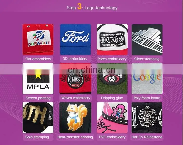 Wholesale cheap flexfit promotion customized 3D embroidery logo baseball cap