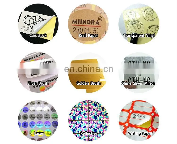 Custom 3d pvc label printing sticker
