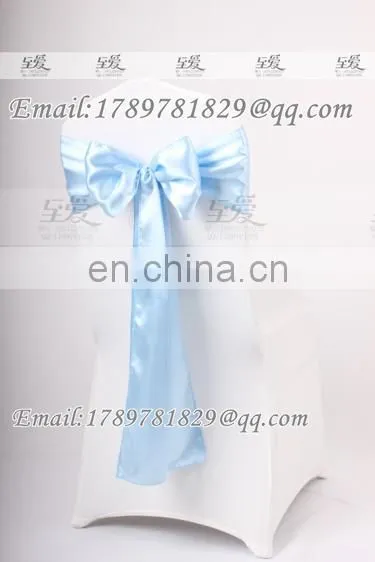 banquet satin ribbon chair cover sash