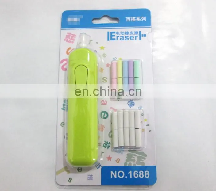 Electric Eraser, Battery Operated Eraser with 20 Colorful Eraser Refills for Pencil