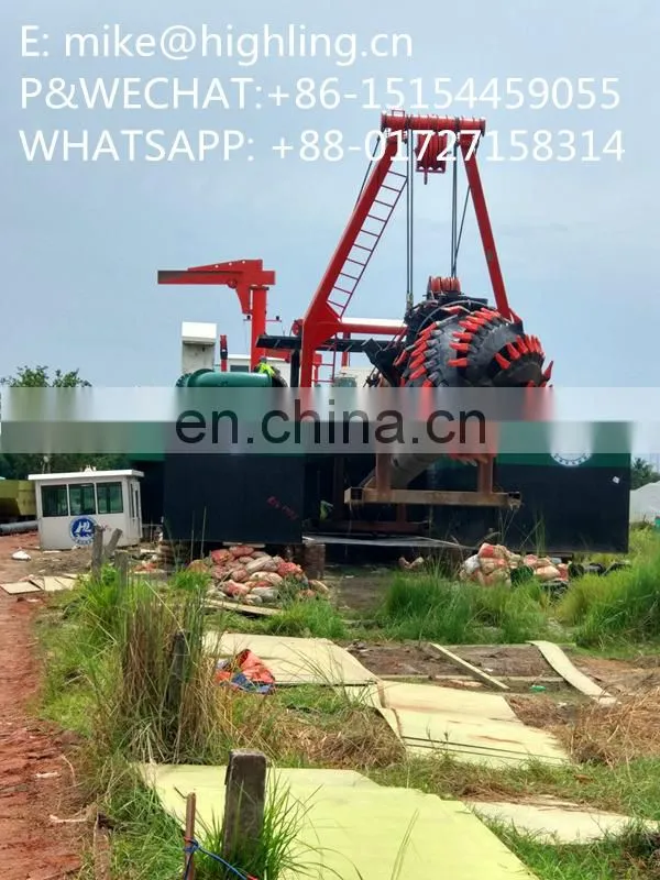 Egypt 20 Inch Sand Cutter Suction Dredger For Suez Canal Dredging Machine