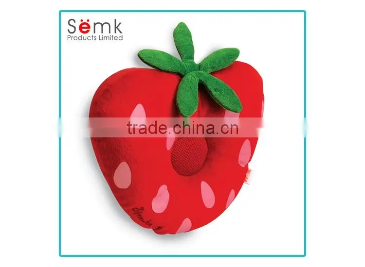 Popular design fruit shaped bluetooth cushion speaker for promotional