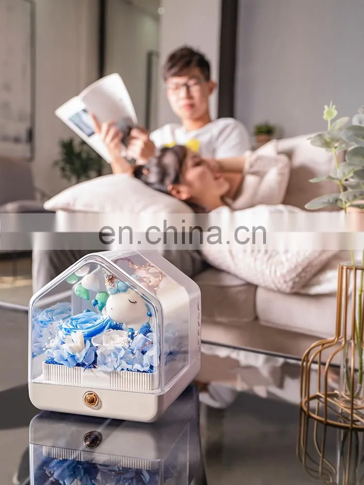Bedroom bedside kids gift led night light with bluetooth speaker