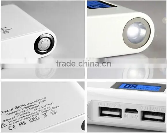 Credit Card 10000mAh Power Bank With Led Light