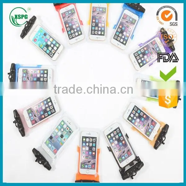 wholesale pvc waterproof phone bag/mobile phone pvc waterproof case