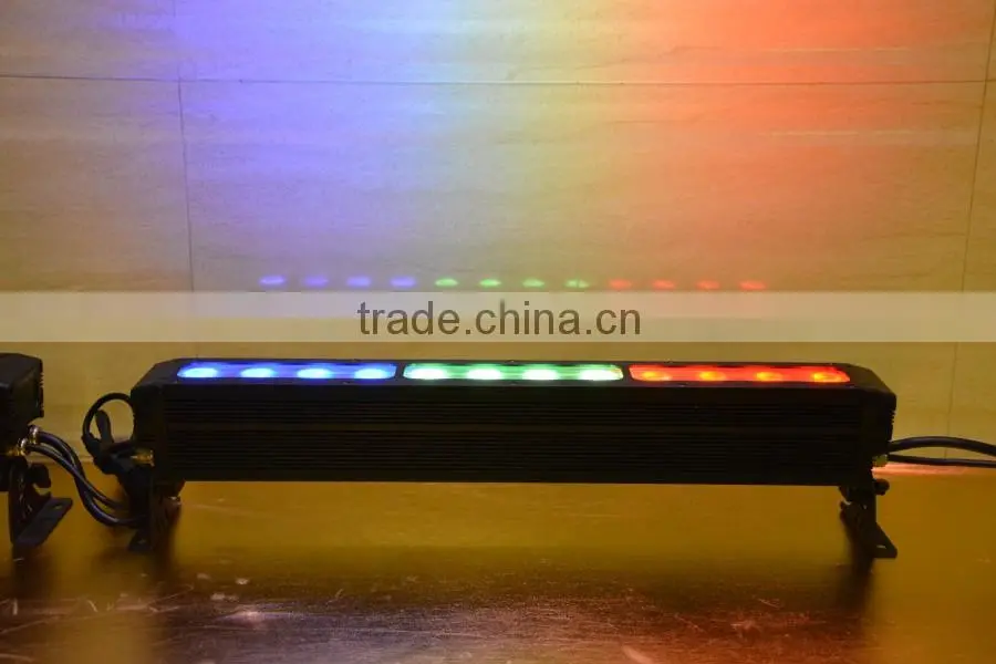 Guangzhou 12x10w rgbw four in one waterproof led wall washer light