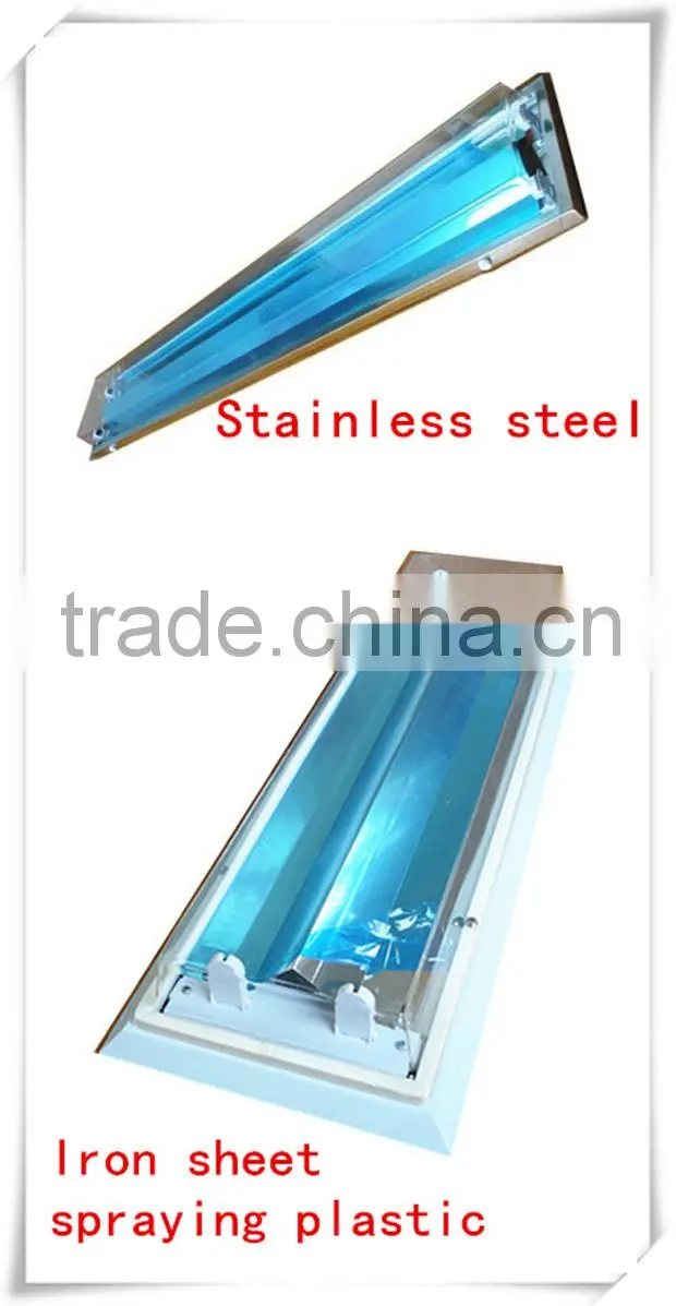 600mm 1200mm 1500mm 40W clean room light fixture / pharmaceutical lighting / t8 fluorescent light fixture cover