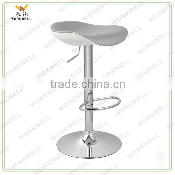 cheap design ABS metal high swivel bar lounge chairs