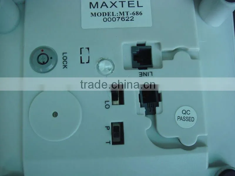 Emergency Caller ID Telephone With Memory