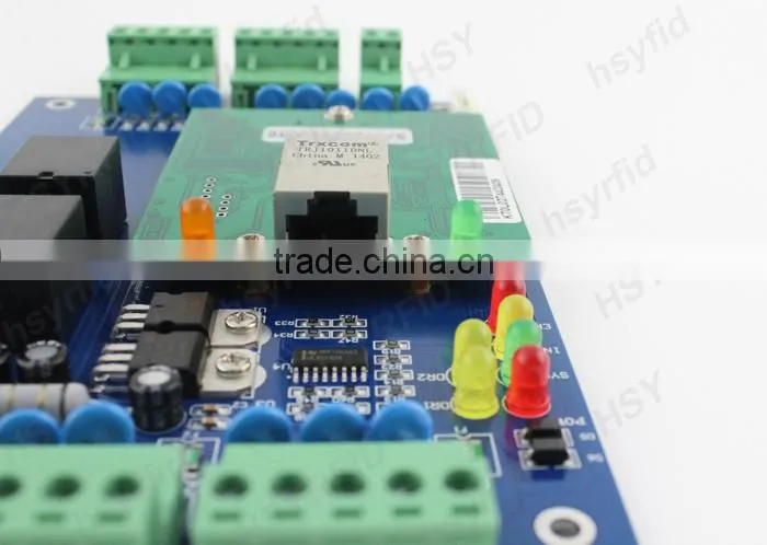 Factory direct TCP/IP door access control board for 2 doors network access control