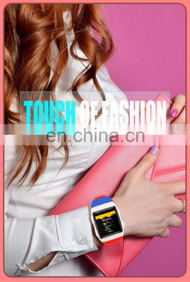 SANDA CR11 Full touch screen smart watch camera heart rate temperature luminous unisex sport Heart Rate Monitor Smart Watch Band