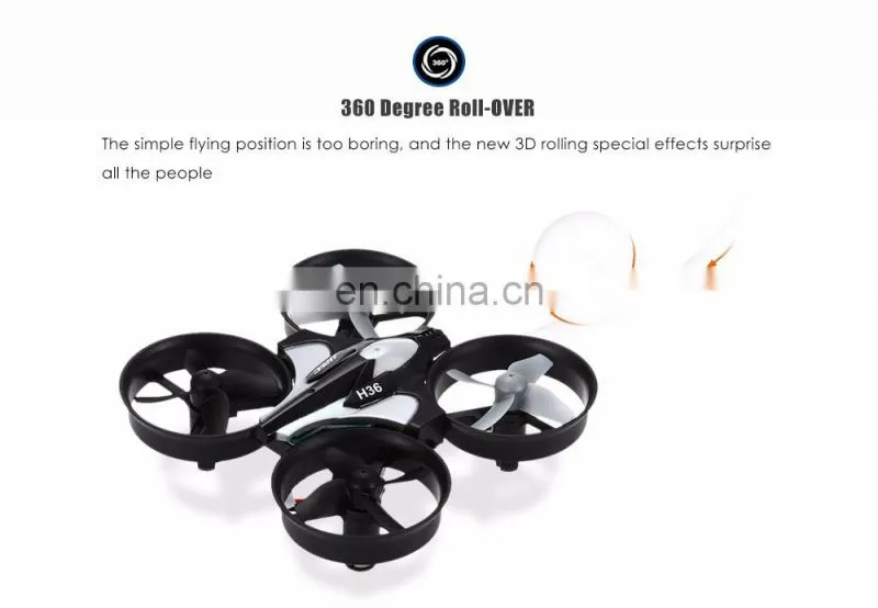 Hot Sales Mini Drone JJRC H36 RC Quadcopter 2.4GHz 4CH 6 Axis Gyro Pocket Quadcopter Drone Headless Mode One Key Return Function
