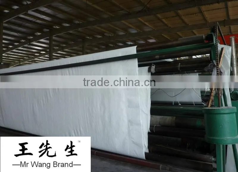 Composite geomembrane with geotextile for dam construction*